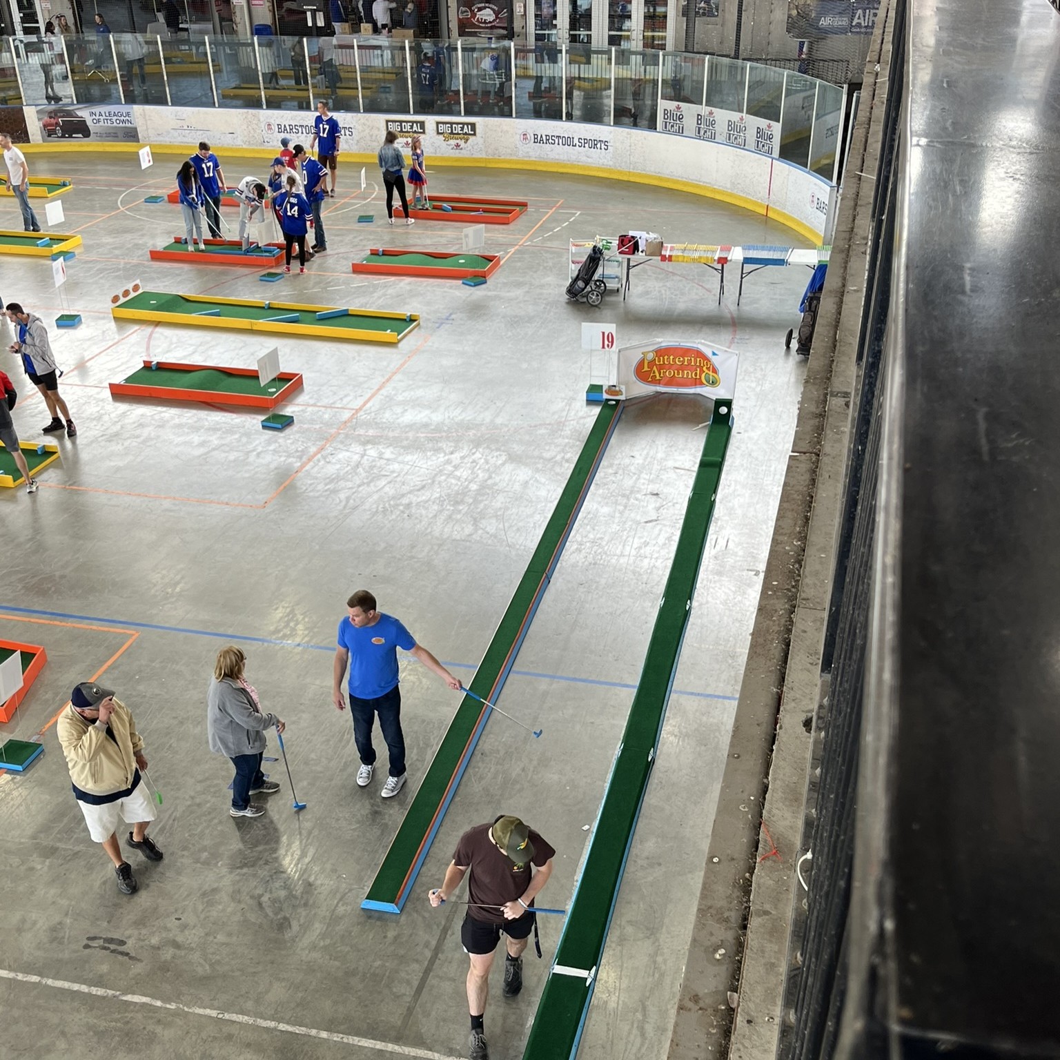 Puttering Around mobile mini golf at a Western NY event